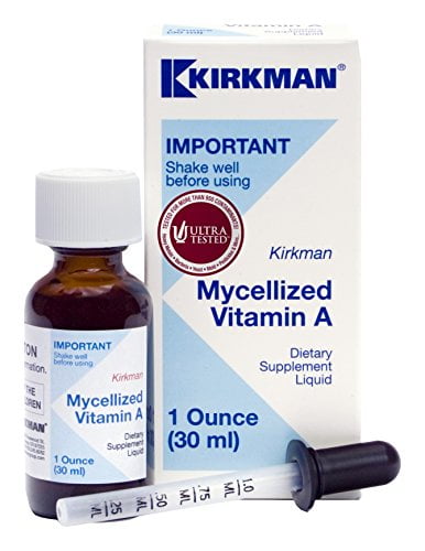Kirkman Mycellized Vitamin A Liquid | 1 oz