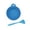 Blue, variant on Dog Food Cans Lids,3-In-1 Silicone Cat Food Can Cover with Feeding Spoon for Dog Cat Food Storage | Dishwasher Safe Leak-proof Round Can Lids | Universal Size,Red