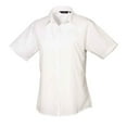 thumbnail image 1 of Premier Womens Poplin Short-Sleeved Blouse, 1 of 3