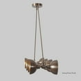 thumbnail image 3 of Italian Style Eight Lights Brass Sputnik Chandelier Light Fixture Raw Brass Ceiling Fixture, 3 of 4