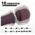 thumbnail image 4 of Personal Massager Wand Massager Powerful with 10 Vibrating Patterns 5 Speeds Body Waterproof Massager Cordless USB Rechargeable for Back Neck Shoulder Sports Recovery(Purple), 4 of 7