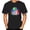 black, variant on Men's Women's Breast Cancer Print Cotton Short Sleeve Tee, Crew Neck Casual Shirt, Breathable and Soft for All-Day Summer