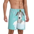 thumbnail image 2 of Fotbe Dog In Bathtub Pajama Shorts for Men, Men's Pajama Bottoms, Sleepwear,Short Pajama Pants-Medium, 2 of 9
