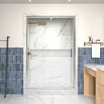 thumbnail image 3 of 44-48" W x 71" H Pivot Swing Shower Door, Frame Glass Door with 1/4"(6mm) Clear SGCC Tempered Glass, Magnetic Closing, Chrome Finish, ACE, 3 of 10