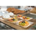 thumbnail image 5 of Crown Display Crystal Clear Mini Disposable Appetizer Plates - Pack of 100 - 3x3 inches, 5 of 8