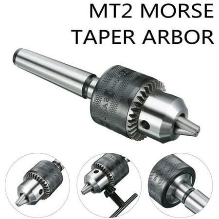 

Mingyiq Mini Metal Lathe Tail Stock Drill Chuck Tools With MT2 Morse Taper Arbor
