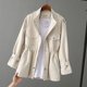 thumbnail image 1 of Cortavientos para mujer, chaqueta rosa a la moda con cuello levantado, estilo coreano, salvaje, holgado, para estudiante, abrigo cortavientos con forro 96, otoño 2024, 1 of 5