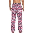 thumbnail image 2 of HPINK-T Tiger Stripes Pajama Pants Mens Lounge Pants Straight-Fit Men Pajama Bottoms, 2 of 13