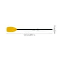 thumbnail image 2 of CHICHUMID 1Pair French Style Black Plastic Boat Paddles Detachable Oars Durable Ribbed Blades for Rowing, 2 of 8