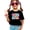 Black Shirt, variant on Retro Second Grade Shirt for Girls Back to School Groovy Girly 2nd Grade T-Shirt Black Shirt 5-6