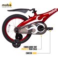 thumbnail image 4 of Mobo Lite Bike w/Training Wheels. 16" Child Bicycle, Red, 4 of 15