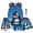 Baby Penguin, variant on 5 Piece Kids Backpack And Lunch Box Set Magic Dinosaur Water-Resistant Bookbag with Padded Straps, Includes Pencil Case, Water Bottle Bag and Keychain for Back to School