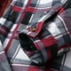 thumbnail image 4 of Chaqueta Sherpa para hombre, sudadera con capucha de forro polar grueso a cuadros, informal, con cremallera, cálida, para otoño e invierno, camisas de corte relajado, 4 of 5