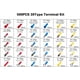thumbnail image 5 of Juego de herramientas de engarce, pelacables de 0,5 a 6,0 mm, engarce de 0,2 a 6 mm con 500 conectores aislados, incluye terminales macho, hembra, de pala, de bala, de anillo y de empalme a, 5 of 8