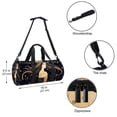 thumbnail image 5 of Constellation Large Capacity Sports Bag with Interior Zipper Pocket - Yoga, Travel, Luggage, Soccer, 5 of 6
