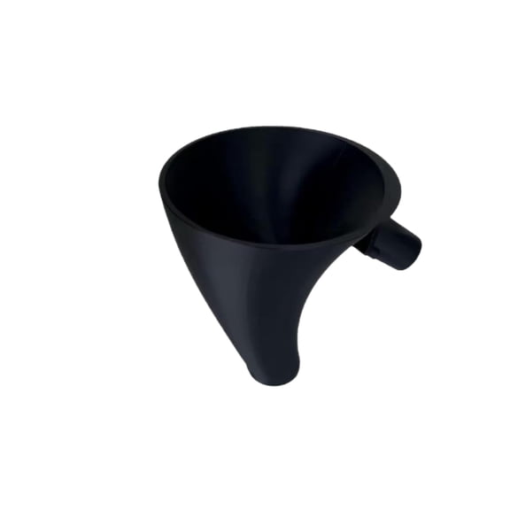 Funnel for Kitchenaid Tilt-Head Mixer 4.5-5 Qt Ksm150, Pouring Chute Kitchen Aid Mixer Accessories Attachments, Durable Dishwasher Safe Baking Tool（Black）