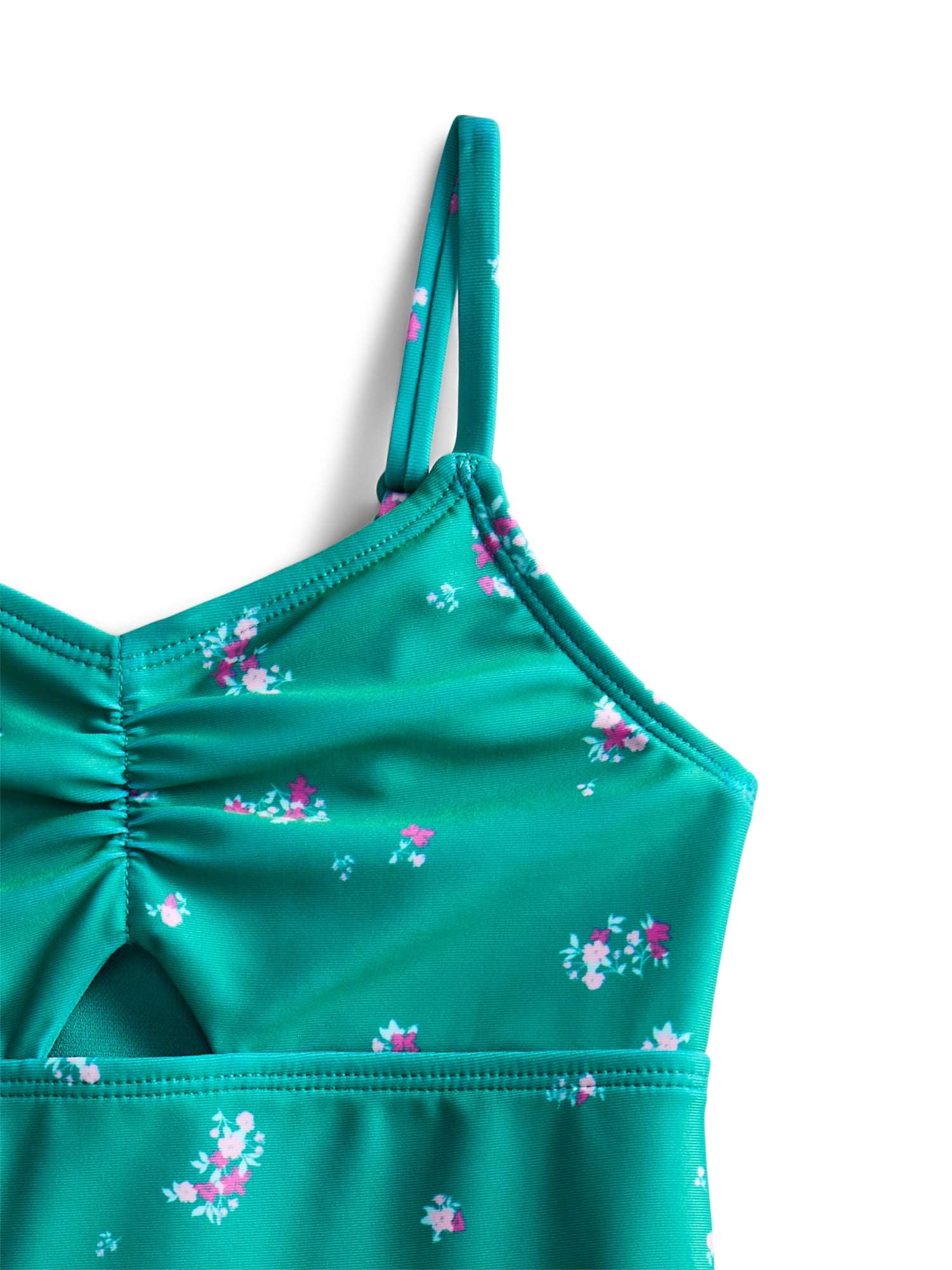 Weekend Academy Girls One Piece Keyhole Swimsuit, Sizes 4-18
