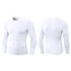 thumbnail image 4 of 3 camisetas de compresión de manga larga deportivas para hombre, de secado rápido, para entrenamiento, 4 of 8
