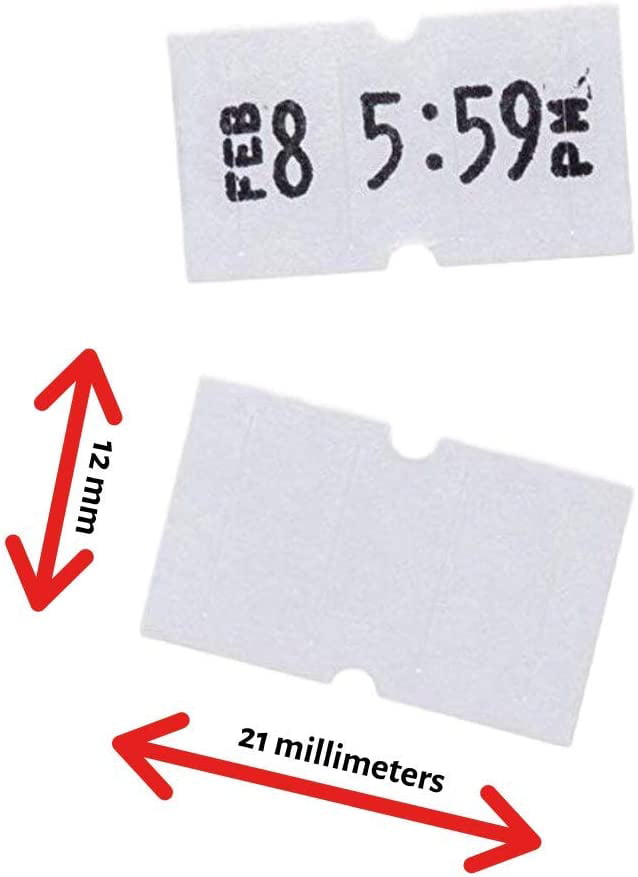 1 Sleeve PercoUSE by 1 Line Labels 8,000 USE by Labels for Perco 1 Line Date Guns Bonus Ink Roll 