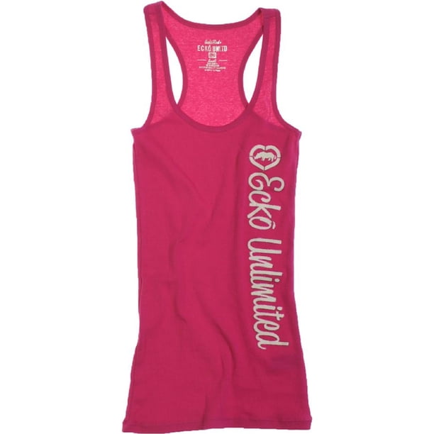 Camiseta sin mangas Ecko Unltd Mujer Acanalada Rosa Extra pequeña