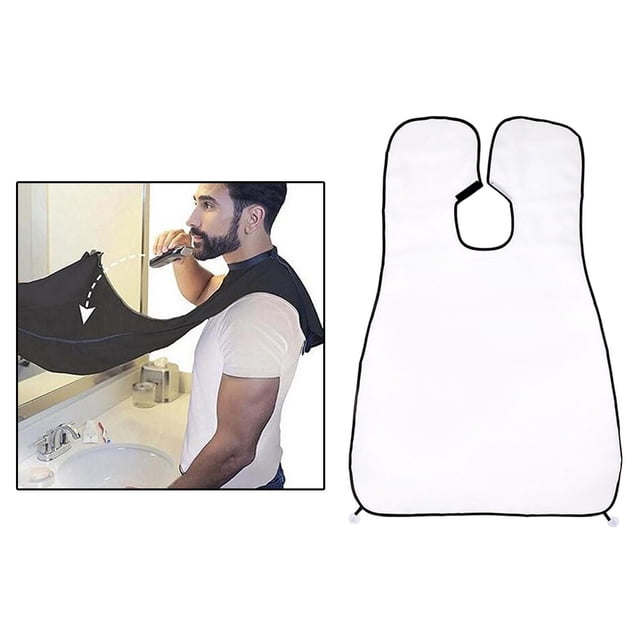 delantal de barba para hombre, para recortar y afeitar, babero receptor antiadherente ventosas, el más para hombre//novio Yinane delantal de barba