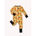 thumbnail image 3 of Emy Dola Baby Halloween Footies Viscose from Bamboo Sleep 'N Play Zipper Jumpsuit 3-24 Months Infant Boy Girl Romper With Mitten & Foot Cuffs,1PCS, 3 of 10