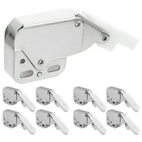 SEWCHICS Push to Open Door Latch Rolled Steel Self-Locking Latches for Cabinets 8Pcs