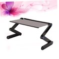 thumbnail image 3 of UPGRATOR Support Ajustable pour Ordinateur Portable Rentrée des Classes pour Lit Pliant Alliage d'Aluminium 1Pcs, 3 of 8