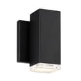 thumbnail image 5 of WAC Lighting Block 1-Light LED Aluminum Indoor & Outdoor Wall Light in Gray, 5 of 5