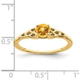 thumbnail image 2 of 14K Yellow Gold Citrine Celtic Knot Ringsize 7 - Jbsp, 2 of 5