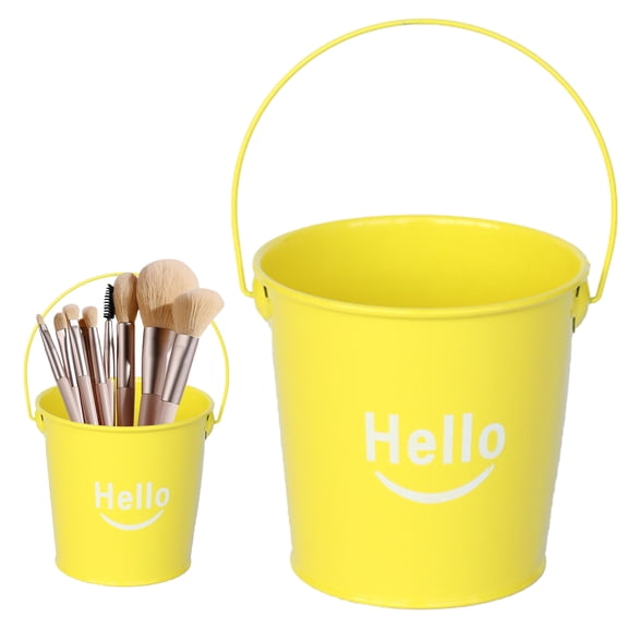 ZMKIAG 4-Inch Colorful Small Decorative Metal Buckets with Handle - Versatile Storage for Desks, Home Use and Party Decor, Assorted Colors for Organization and Display