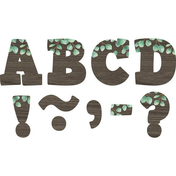 Teacher Created Resources Eucalyptus Bold Block 3" Magnetic Letters