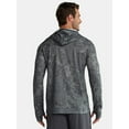 thumbnail image 3 of Athletic Works Men's & Big Men's Active Mesh Long Sleeve Hoodie, Sizes S-3XL, 3 of 5