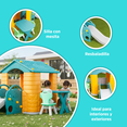 thumbnail image 3 of PLAYOUT KIDS | Casita Infantil Cabin de Madera para Niños Juegos de Interior y Exterior, 3 of 4