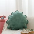 thumbnail image 4 of Hwkond Large Throw Pillows Seashell-shaped Pillow Sofa Bed Window Cushion Office Seat Lumbar Support,Green, 4 of 5