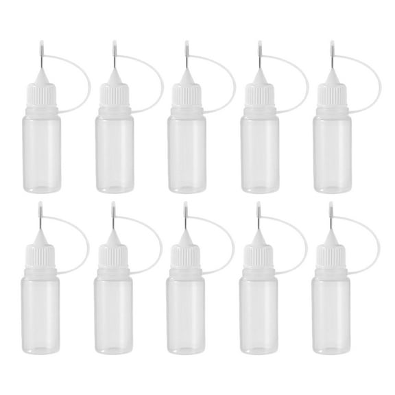 Hemoton  20 Pcs Glue Applicator Bottles Small Squeeze Bottles Glue Bottle Tip Squeeze Bottle 5ml