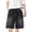 Black, variant on Mens Jorts Y2k Baggy Vintage Grunge Jean Shorts Knee Length Relaxed Fit Denim Shorts (Blue L)