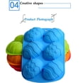 thumbnail image 5 of 4 Pieces Easter Egg Chocolate Candy Molds, Easter Egg Shaped Silicone Cake Molds, Silicone Trays for Candy Chocolate Handmade Soap and Ice Cube Supplies, 5 of 9