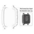 thumbnail image 3 of Marco de parachoques de la caja del rasguño de la pantalla de la cubierta completa de Smart Watch TPU para Garmin Venu Sq, 3 of 5