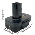 thumbnail image 3 of Adaptador de batería QINIZX USB para Craftsman C3 19,2 V inalámbrico, 3 of 8