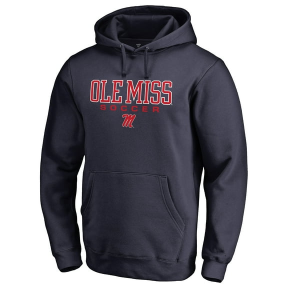Men's Navy Ole Miss Rebels Team Unity Soccer Pullover Hoodie
