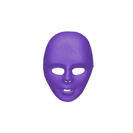 - Purple Full Face Mask Halloween Costume Accessory