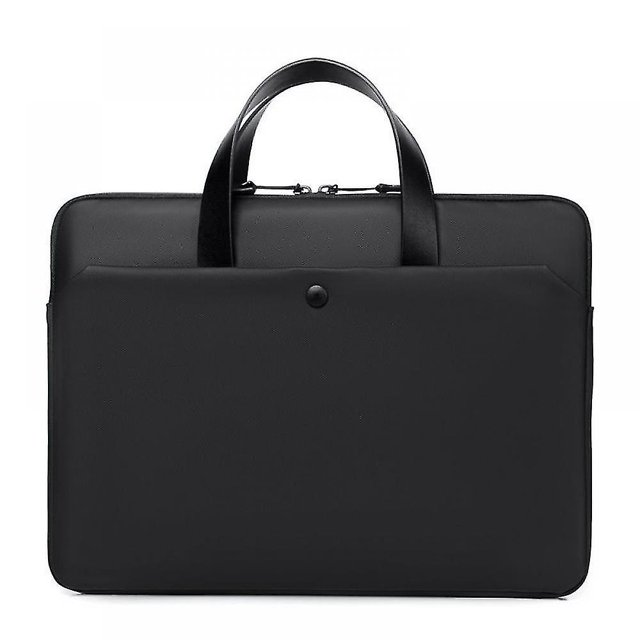 Bolso para portátil de 14 pulgadas para mujer, negro, bolso ultrafino para portátil, bolso para portátil, bolso de trabajo para viajes, bolso para portátil para mujer, funda para portátil