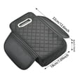 thumbnail image 5 of Reposabrazos de coche genérico, cojín, almohada, caja de pañuelos, consola central universal Negro, 5 of 5