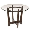 thumbnail image 2 of Ashley Charrell Table à Manger Ronde en Verre en Brun Moyen, 2 of 2
