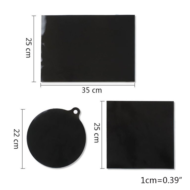 4 Pc Electric Induction Hob Protector Mat 25cm Anti-slip Mat