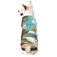 thumbnail image 5 of Uemuo Coastal Palm Beach for Winter Dog Hoodie Sweatshirts with Pockets Warm Dog Clothes for Small Dogs Chihuahua-XX-Large, 5 of 8