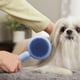 thumbnail image 5 of Fiudx Cepillo Quitapelos para Mascotas, Autolimpiable, Diseño En Forma de Huevo, Depilación con Un Solo Clic, Suave con La Piel, Cerdas de Acero Inoxidable, Fácil Mantenimiento, para Gatos y Perros,, 5 of 6
