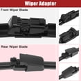 thumbnail image 5 of Conjunto de limpiaparabrisas delantero y trasero de 3 piezas de 24" 21" 13" que se adapta a Volkswagen Tiguan con bloqueo superior negro, 5 of 5