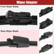 thumbnail image 5 of Conjunto de limpiaparabrisas delantero y trasero de 3 piezas de 24" 21" 13" que se adapta a Volkswagen Tiguan con bloqueo superior negro, 5 of 5